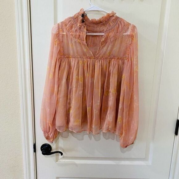 NWT French Connection Floral print size xs Blouse - Picture 5 of 7